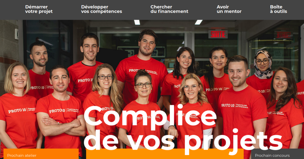 Offre d’emploi pour le projet 3-2-1 Startup Québec
