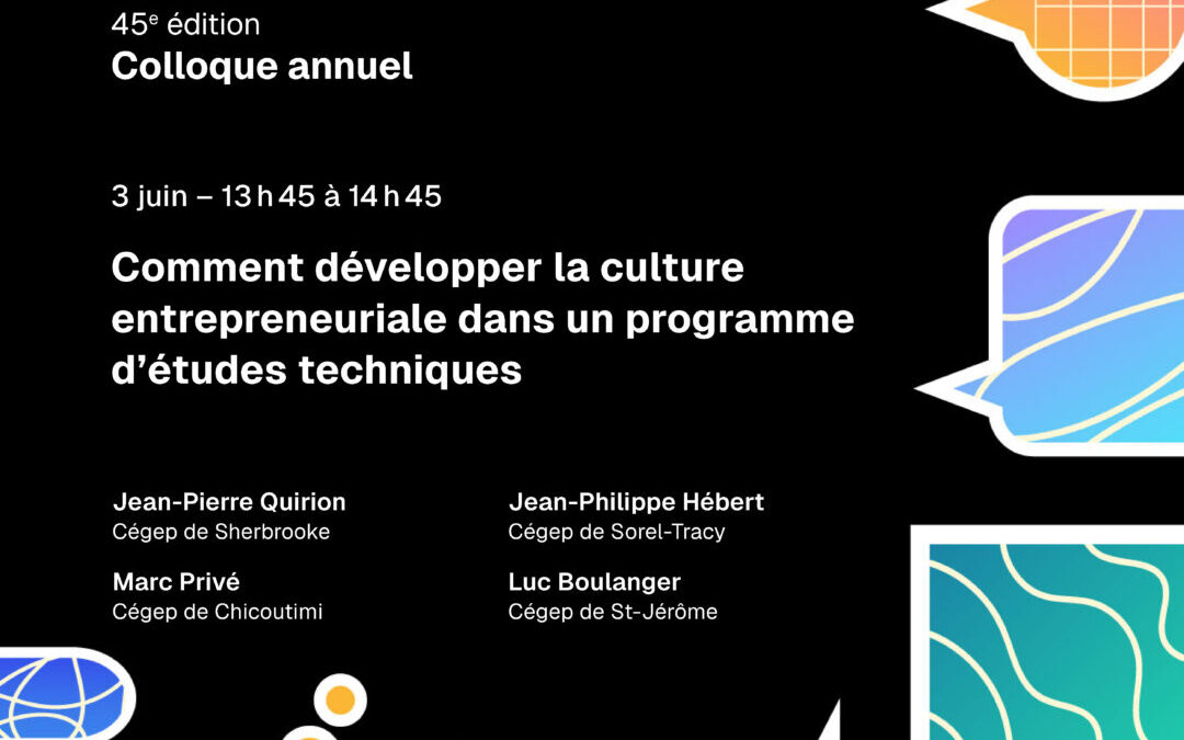 Le PÉEC au Colloque de l’AQPC